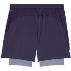 PUMA Run Velocity 2in1 Laufshorts Herren 64 - deep plum S