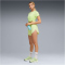 PUMA Run Velocity Polyester Laufshirt Damen 38 - apple spritz M