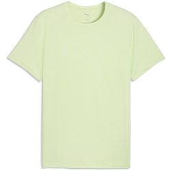 PUMA Tad Essential Heather Large Cat Trainingsshirt Herren 38 - apple spritz heather S
