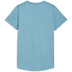 PUMA Tad Essential Heather Trainingsshirt Damen 94 - baltic sea blue heather L
