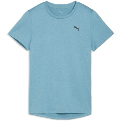 PUMA Tad Essential Heather Trainingsshirt Damen 94 - baltic sea blue heather 3XL