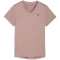 PUMA Tad Essential V-Neck Trainingsshirt Damen 95 - sandstone XS