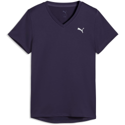 PUMA Tad Essential V-Neck Trainingsshirt Damen 64 - deep...
