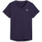 PUMA Tad Essential V-Neck Trainingsshirt Damen 64 - deep plum XS