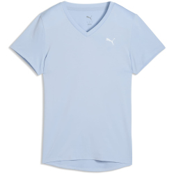 PUMA Tad Essential V-Neck Trainingsshirt Damen 55 - snow...