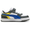 PUMA Caven III Block AC+ Sneaker mit Klettverschluss Kinder 02 - shadow gray/royal sapphire/puma white 28