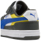 PUMA Caven III Block AC+ Sneaker mit Klettverschluss Kinder 02 - shadow gray/royal sapphire/puma white 28