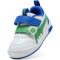 PUMA Multiflex 2 Dino Baby-Sneaker mit Klettverschluss 01 - PUMA white/green fruit/royal sapphire 20