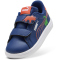PUMA Smash 3.0 Dino Baby-Sneaker mit Klettverschluss 02 - blue jewel/green fruit/amarena 26