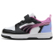 PUMA Rebound V6 Lo Jelly Heaven AC+ Sneaker mit Klettverschluss Mädchen 02 - PUMA white/PUMA black/intense lavender 28