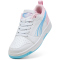 PUMA Rebound V6 Lo Jelly Heaven Sneaker Mädchen 01 - PUMA white/vibrant blue/pink shimmer 36