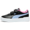 PUMA Carina 3.0 Jelly Heaven Sneaker mit Klettverschluss Mädchen 02 - PUMA black/intense lavender 28
