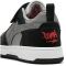 PUMA Rebound V6 Lo Mid 90s AC+ Sneaker mit Klettverschluss Kinder 01 - PUMA black/gray echo/for all time red 28