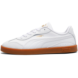 PUMA Club Azura Leder Sneaker Damen 01 - PUMA white/gold 36