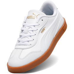 PUMA Club Azura Leder Sneaker Damen 01 - PUMA white/gold 36