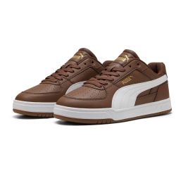 PUMA Caven III Sneaker 16 - chestnut brown/puma white/gold 37