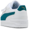 PUMA Shuffle Downtown Lo Sneaker mit Klettverschluss Kinder 05 - PUMA white/emerald ice/PUMA gold 28