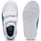 PUMA Shuffle Downtown Lo Sneaker mit Klettverschluss Kinder 05 - PUMA white/emerald ice/PUMA gold 29