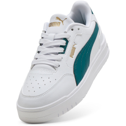 PUMA Shuffle Downtown Lo Sneaker Kinder 05 - PUMA white/emerald ice/PUMA gold 35.5