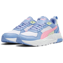 PUMA Trinity 2 LT Sneaker Kinder 11 - PUMA white/pink shimmer/intense lavender 36