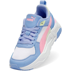 PUMA Trinity 2 LT Sneaker Kinder 11 - PUMA white/pink shimmer/intense lavender 36