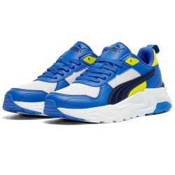 PUMA Trinity 2 LT Sneaker Kinder 10 - feather gray/puma navy/royal sapphire 36