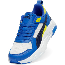 PUMA Trinity 2 LT Sneaker Kinder 10 - feather gray/puma navy/royal sapphire 36