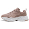 PUMA Cassia 2.0 Leder Plateau Sneaker Damen 06 - sandstone/rose latte/puma white 36