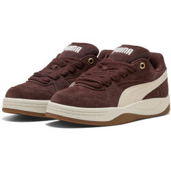PUMA Park Luna Suede Sneaker Damen 08 - chocolate brown/alpine snow 36