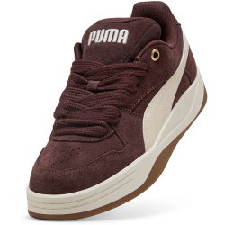 PUMA Park Luna Suede Sneaker Damen 08 - chocolate brown/alpine snow 36