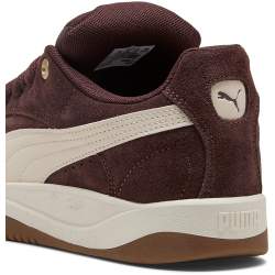 PUMA Park Luna Suede Sneaker Damen 08 - chocolate brown/alpine snow 36