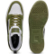 PUMA Rebound V6 Low Suede Sneaker 10 - olive green/puma black/puma white 38