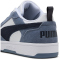 PUMA Rebound V6 Low Suede Sneaker 09 - gray sky/new navy/puma white 38