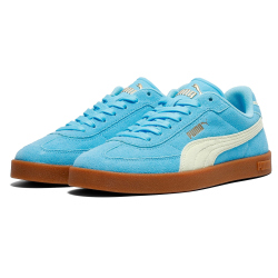 PUMA Club II Era Suede Sneaker 32 - vibrant blue/apple spritz 38.5