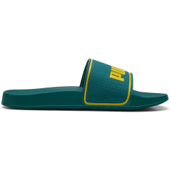 PUMA Leadcat 2.0 Pantoletten 46 - emerald ice/dazzling yellow 38
