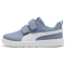 PUMA Courtflex V3 Sneaker mit Klettverschluss Kinder 17 - gray sky/puma white/baltic sea blue 30