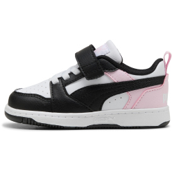 PUMA Rebound V6 Low AC+ Baby-Sneaker 37 - PUMA white/PUMA black/pearl pink 21