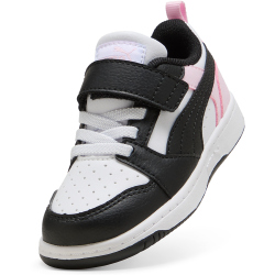 PUMA Rebound V6 Low AC+ Baby-Sneaker 37 - PUMA white/PUMA black/pearl pink 23