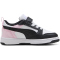 PUMA Rebound V6 Lo AC+ Sneaker mit Klettverschluss Kinder 37 - PUMA white/PUMA black/pearl pink 28