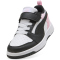 PUMA Rebound V6 Lo AC+ Sneaker mit Klettverschluss Kinder 37 - PUMA white/PUMA black/pearl pink 30