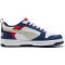 PUMA Rebound V6 Lo Sneaker Kinder 33 - blue jewel/feather gray/puma white 35.5
