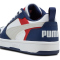 PUMA Rebound V6 Lo Sneaker Kinder 33 - blue jewel/feather gray/puma white 35.5