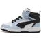 PUMA Rebound V6 Mid AC+ Sneaker Kinder 42 - PUMA white/snow mountain blue/PUMA black 32