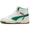 PUMA Rebound V6 Mid-Top Sneaker Kinder 41 - vapor gray/archive green/puma white 36