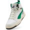 PUMA Rebound V6 Mid-Top Sneaker Kinder 41 - vapor gray/archive green/puma white 36