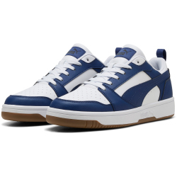 PUMA Rebound V6 Low Sneaker 62 - PUMA white/blue jewel/gum 38