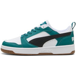 PUMA Rebound V6 Low Sneaker 60 - emerald ice/puma black/puma white 38