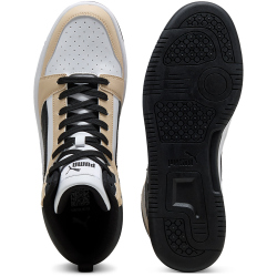 PUMA Rebound V6 High-Top Sneaker 56 - toasted almond/puma black/puma white 45