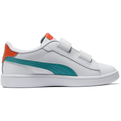 PUMA Smash 3.0 Leder-Sneaker mit Klettverschluss Kinder...