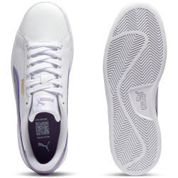 PUMA Smash 3.0 Leder-Sneaker 36 - PUMA white/lilac luster 42